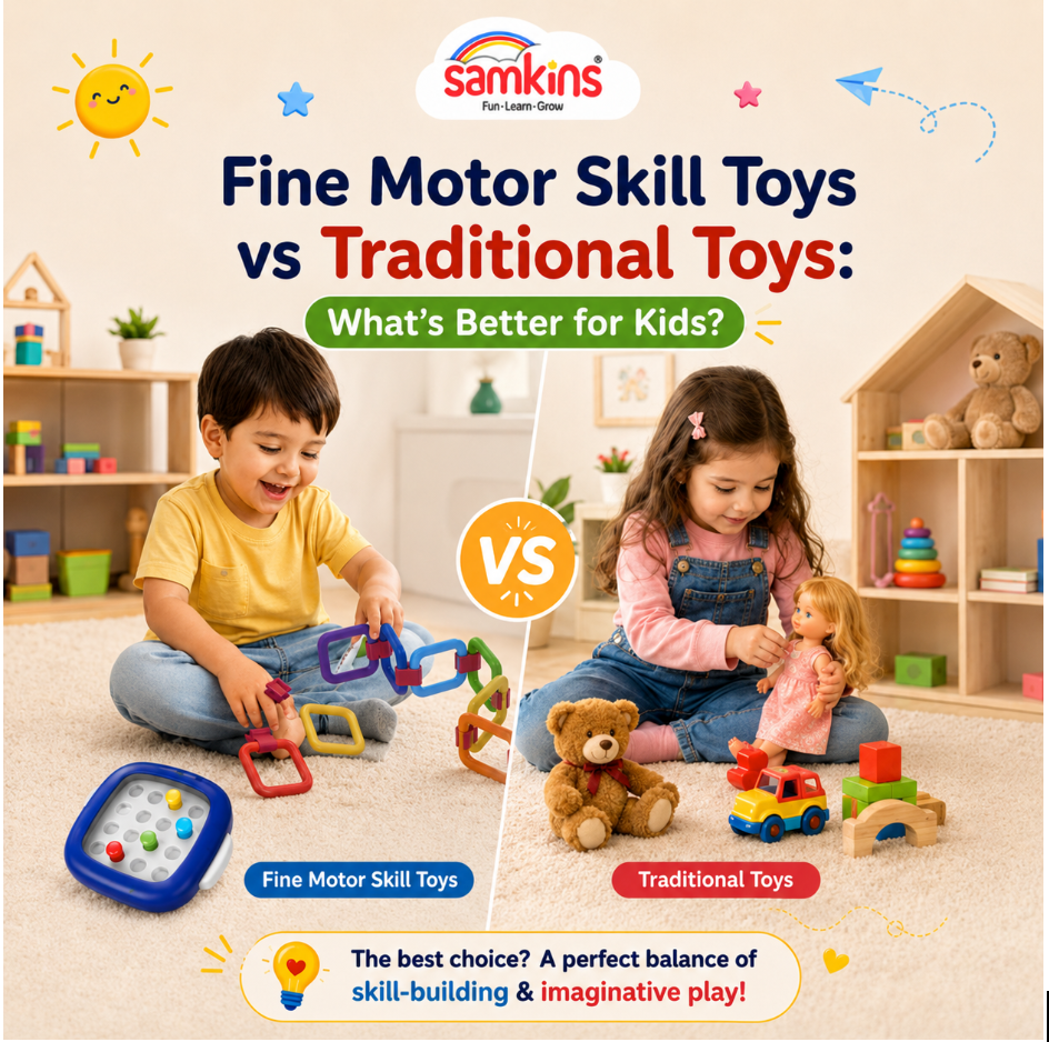 Fine Motor Skill Toys vs Traditional Toys: What’s Better for Kids?