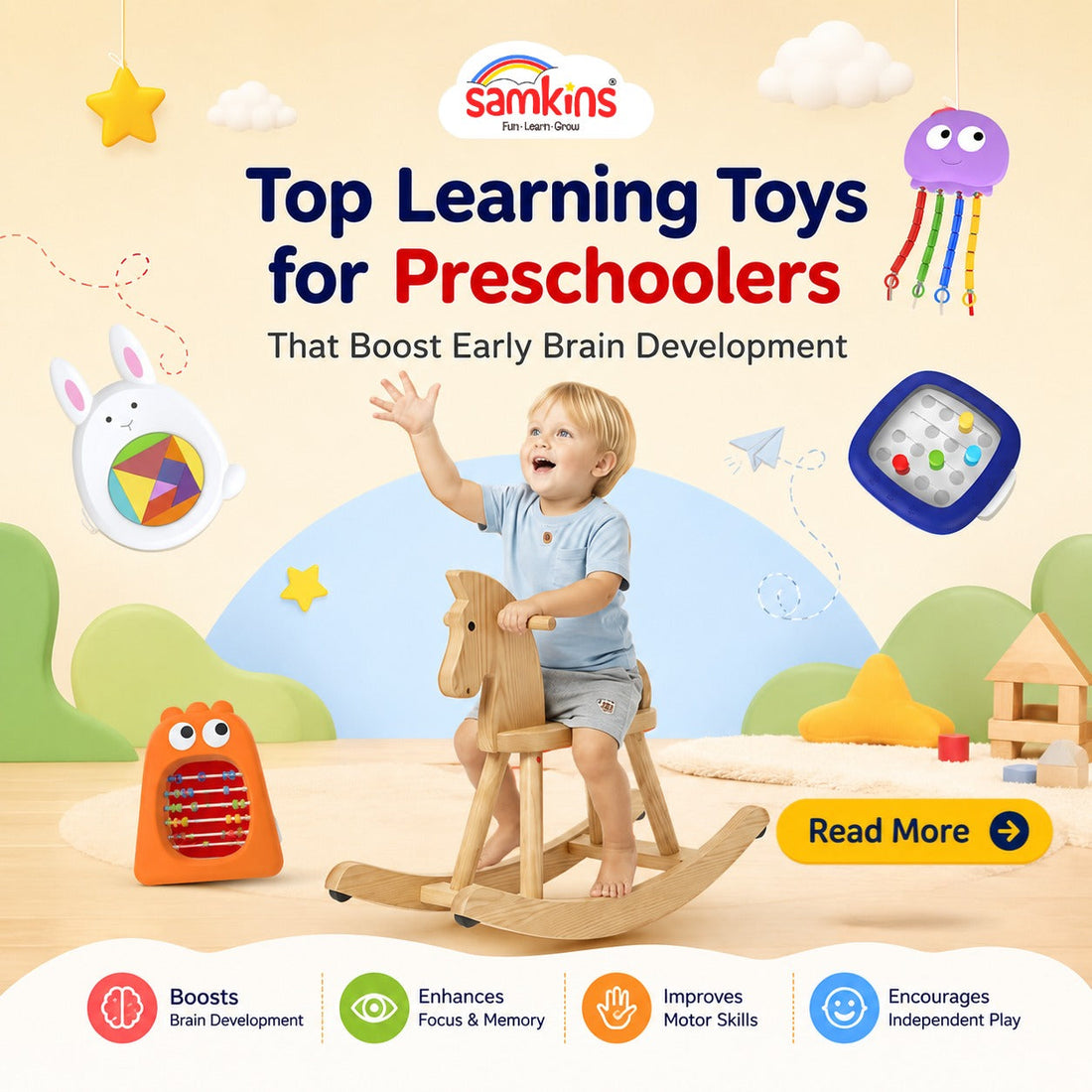 Top Learning Toys for Preschoolers That Boost Early Brain Development